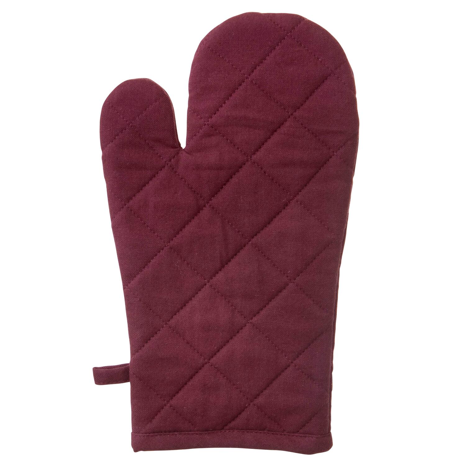 Grillhandske - bordeaux